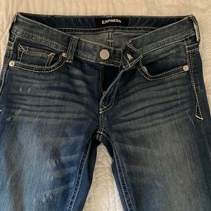 Express Barely Boot jeans size 4L